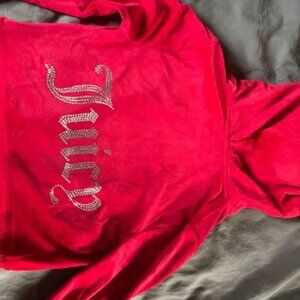 Juicy Couture Red Tracksuit – Hoodie & Pants Set (Size M) RARE